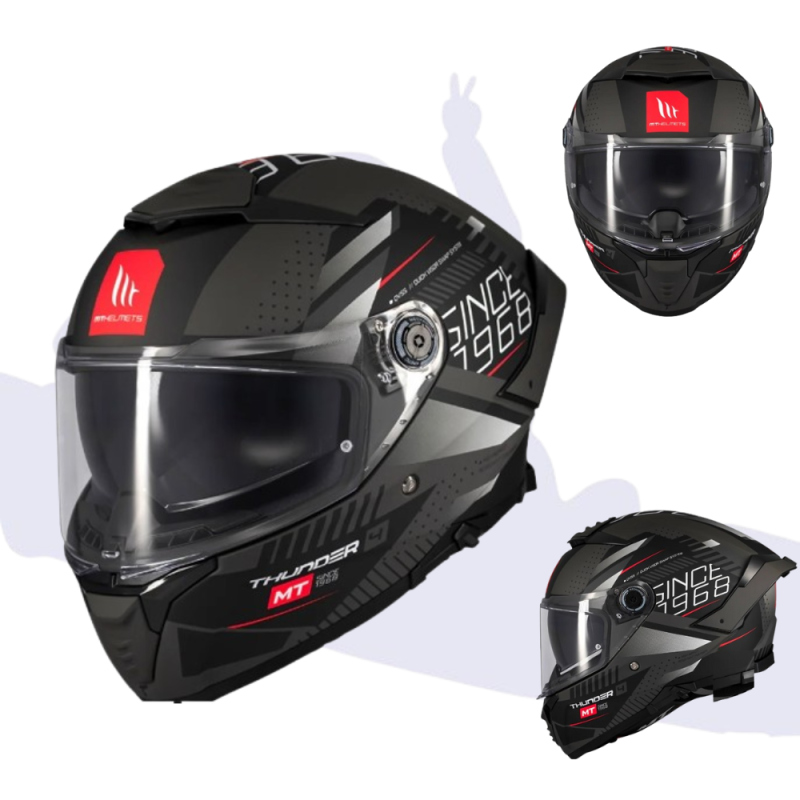 Casco MT THUNDER 4 SV LUMINENCE D1 MATE Casco MT THUNDER 4 SV LUMINENCE D1 MATE
