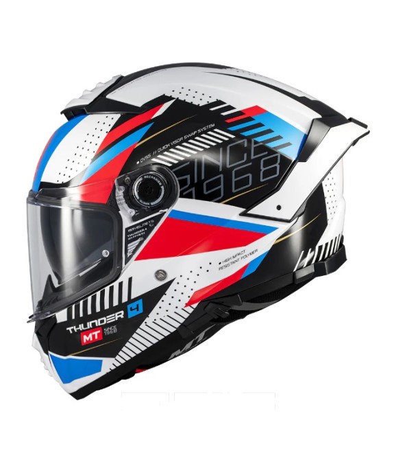 CASCO MT THUNDER 4 SV LUMINENCE A7 BRILLO