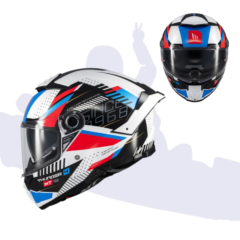 CASCO MT THUNDER 4 SV LUMINENCE A7 BRILLO