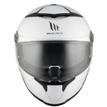 CASCO MT THUNDER 4 SV SOLID A0 BLANCO PERLA BRILLO