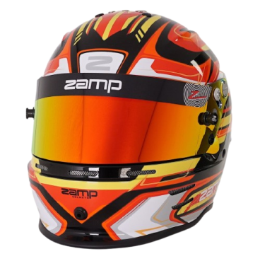 Casco Zamp RZ-42 CMR Youth Graphic Negro/Rojo para Karting | Team Martin Kart