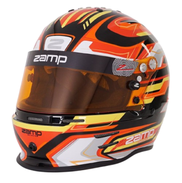 Casco Zamp RZ 42 CMR Youth Graphic Negro/Rojo