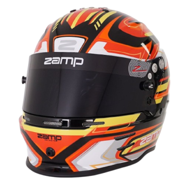 Casco Zamp RZ-42 CMR Youth Graphic Negro/Rojo para Karting | Team Martin Kart