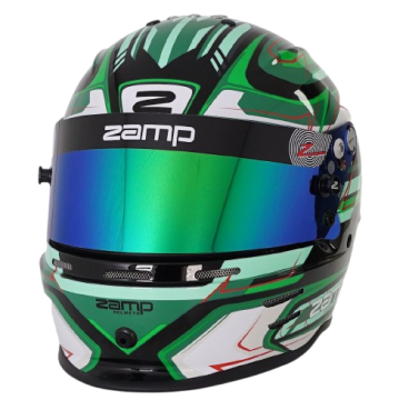 Casco Zamp RZ 42 CMR Youth Graphic Negro/Verde