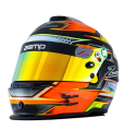 Casco Zamp RZ 42 CMR Youth Graphic Naranja/Amarillo Casco Zamp RZ 42 CMR Youth Graphic Naranja/Amarillo