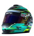 Casco Zamp RZ 42 CMR Youth Graphic Verde/Plata Casco Zamp RZ 42 CMR Youth Graphic Verde/Plata
