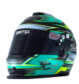 Casco Zamp RZ 42 CMR Youth Graphic Verde/Plata Casco Zamp RZ 42 CMR Youth Graphic Verde/Plata
