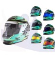 Casco Zamp RZ 42 CMR Youth Graphic Verde/Plata Casco Zamp RZ 42 CMR Youth Graphic Verde/Plata