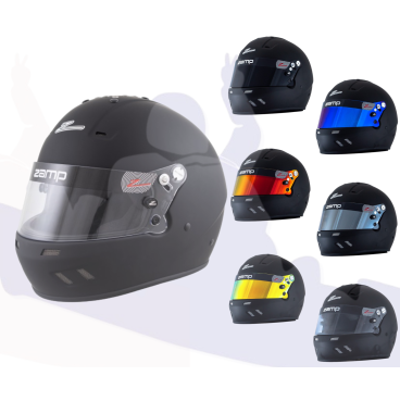 Casco Zamp RZ 59 SA2020 Negro Mate para Karting | Team Martin Kart