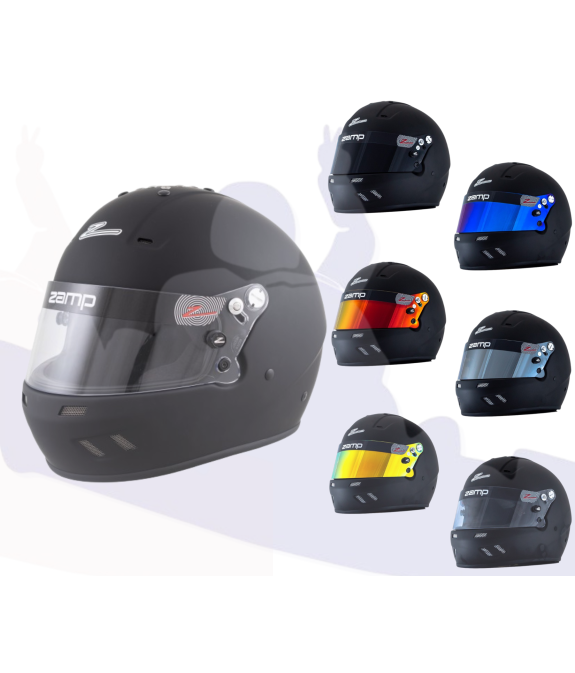 Casco Zamp RZ 59 SA2020 Negro Mate para Karting | Team Martin Kart