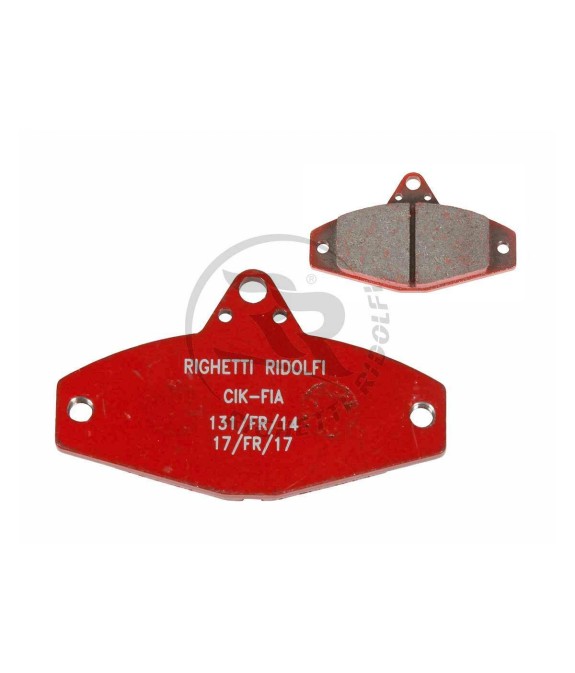 Juego Pastillas de Freno Delanteras 220 Rojas RR | Team Martin Kart