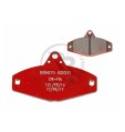 Juego Pastillas de freno delanteras 220 Rojas RR