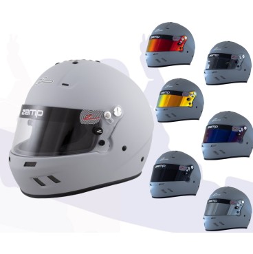 Casco Zamp RZ 59 SA2020 Gris Mate | Compra en Team Martin Kart