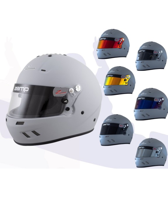 Casco Zamp RZ 59 SA2020 Gris Mate | Compra en Team Martin Kart