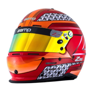 Casco Zamp RZ 62 SA2020 Rojo/Naranja | Compra en Team Martin Kart