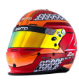Casco Zamp RZ 62 SA2020 Rojo/Naranja