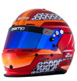 Casco Zamp RZ 62 SA2020 Rojo/Naranja