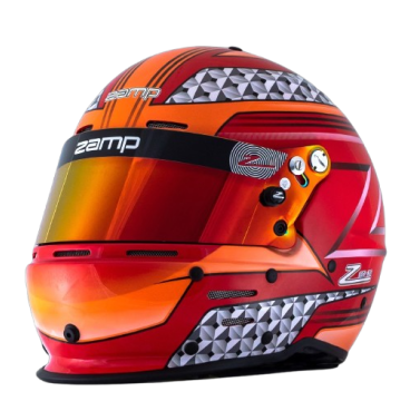 Casco Zamp RZ 62 SA2020 Rojo/Naranja | Compra en Team Martin Kart
