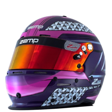 Casco Zamp RZ 62 SA2020 Rosa/Morado | Compra en Team Martin Kart