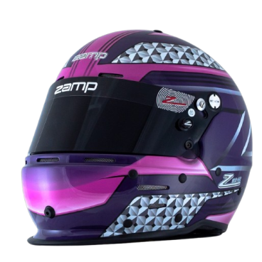 Casco Zamp RZ 62 SA2020 Rosa/Morado | Compra en Team Martin Kart