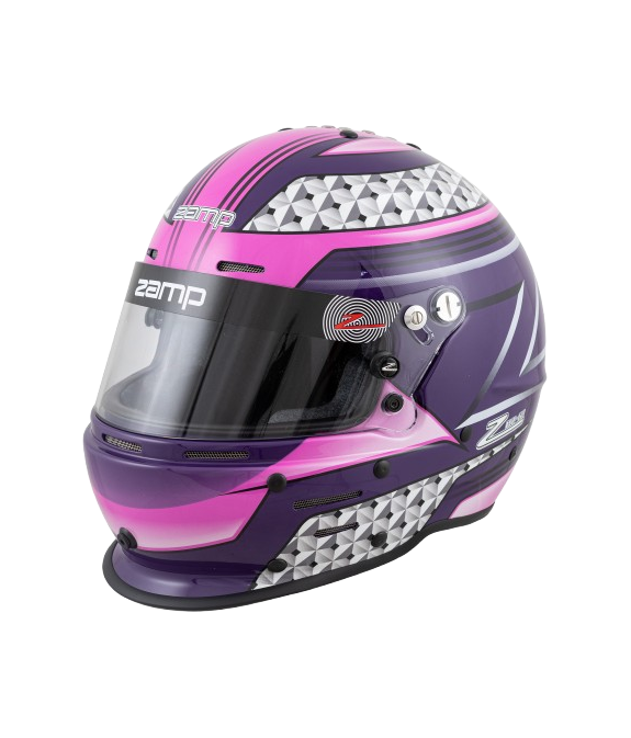 Casco Zamp RZ 62 SA2020 Rosa/Morado