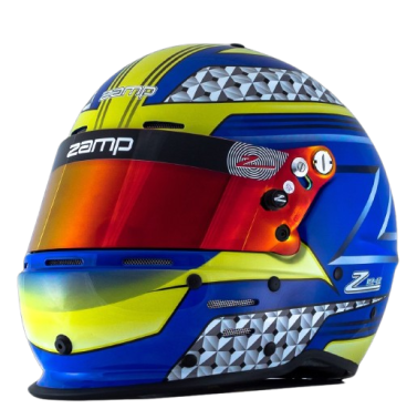Casco Zamp RZ 62 SA2020 Azul/Verde | Compra en Team Martin Kart