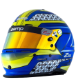 Casco Zamp RZ 62 SA2020 Azul/Verde