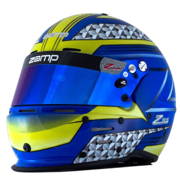 Casco Zamp RZ 62 SA2020 Azul/Verde | Compra en Team Martin Kart