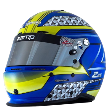 Casco Zamp RZ 62 SA2020 Azul/Verde | Compra en Team Martin Kart