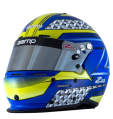 Casco Zamp RZ 62 SA2020 Azul/Verde
