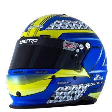 Casco Zamp RZ 62 SA2020 Azul/Verde | Compra en Team Martin Kart
