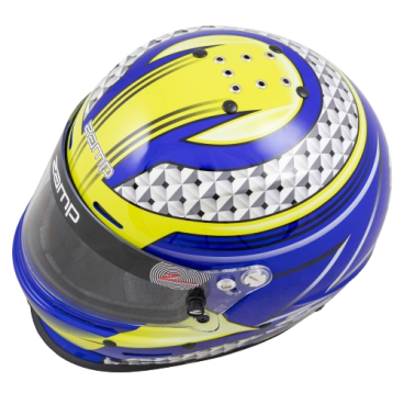 Casco Zamp RZ 62 SA2020 Azul/Verde | Compra en Team Martin Kart