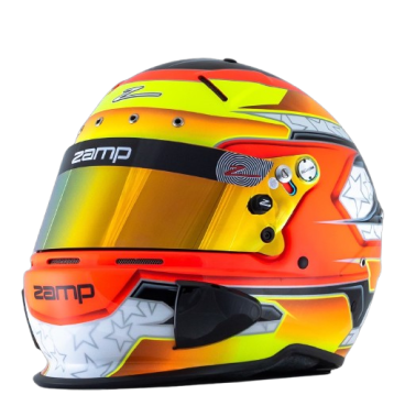 Casco Zamp RZ 70E SA2020 Naranja/Amarillo | Compra en Team Martin Kart