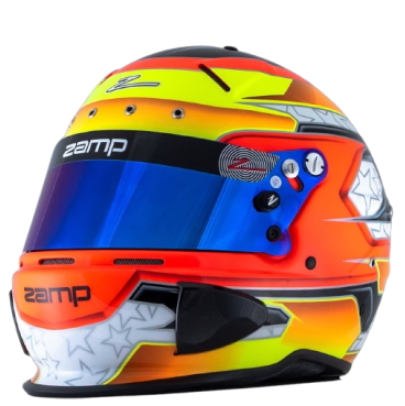 Casco Zamp RZ 70E SA2020 Naranja/Amarillo | Compra en Team Martin Kart