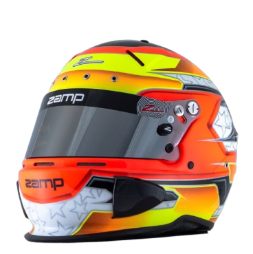 Casco Zamp RZ 70E SA2020 Naranja/Amarillo | Compra en Team Martin Kart