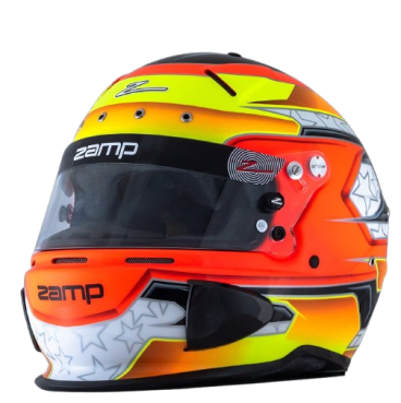 Casco Zamp RZ 70E SA2020 Naranja/Amarillo | Compra en Team Martin Kart