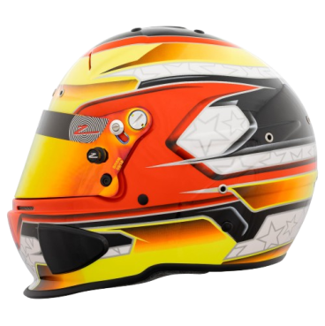 Casco Zamp RZ 70E SA2020 Naranja/Amarillo | Compra en Team Martin Kart