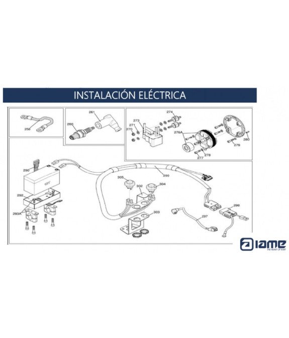 Pulsador Arranque IAME X30 Nº304