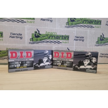 Cadena DID SDH S&B 219 con Junta Tórica – Rendimiento y durabilidad para karting de competición