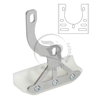 Patín Protector Disco de Freno con Soporte 3P RR | Team Martin Kart