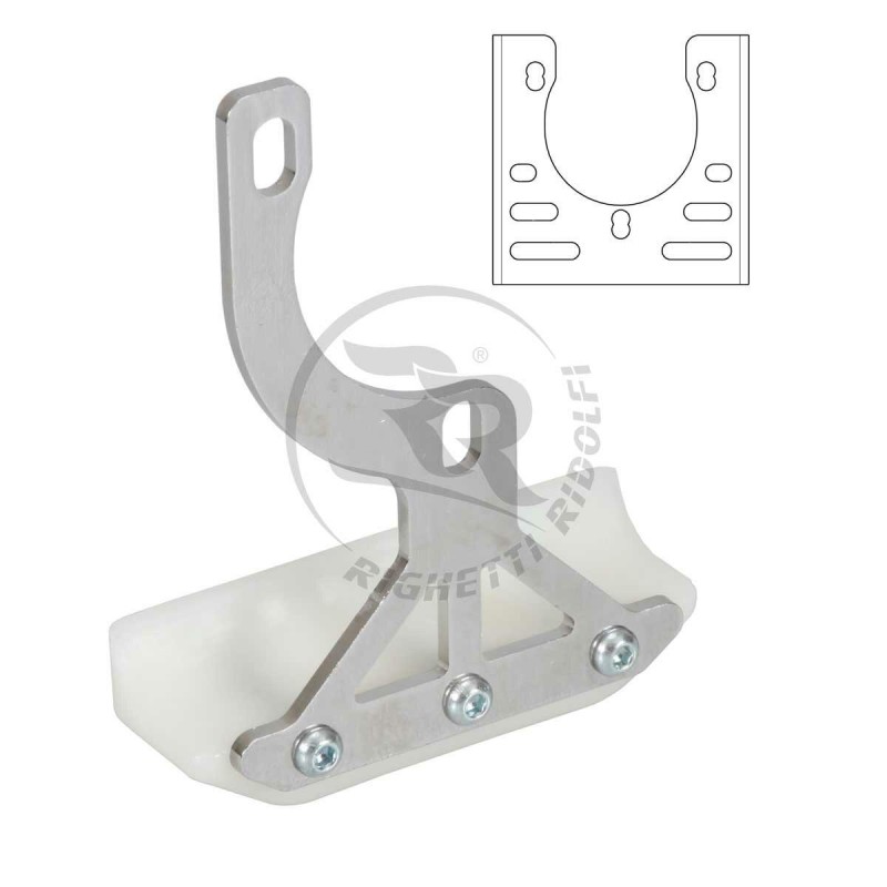 Patín Protector Disco de Freno con Soporte 3P RR Patín Protector Disco de Freno con Soporte 3P RR