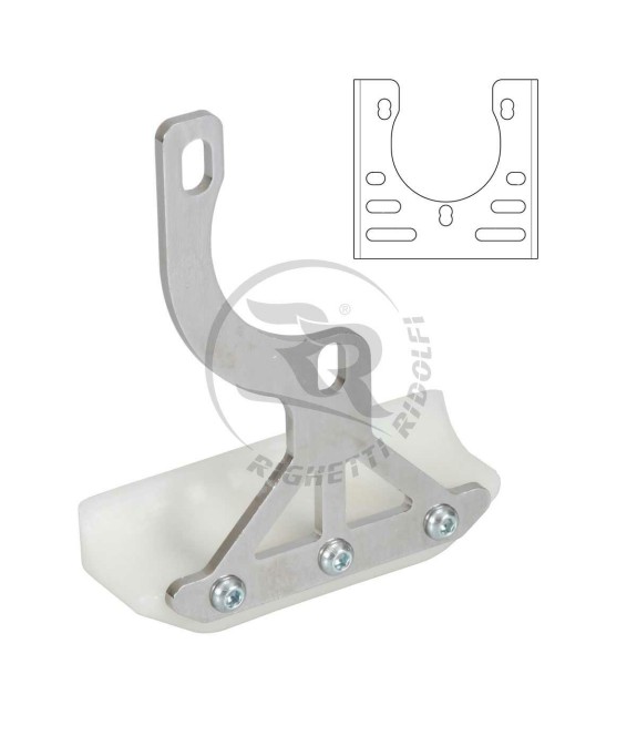 Patín Protector Disco de Freno con Soporte 3P RR | Team Martin Kart