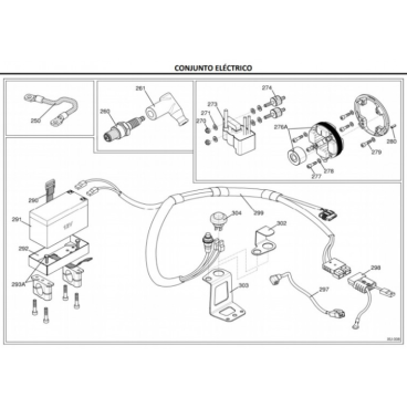 Encendido X30 Azul Selettra 2016 Nº276A