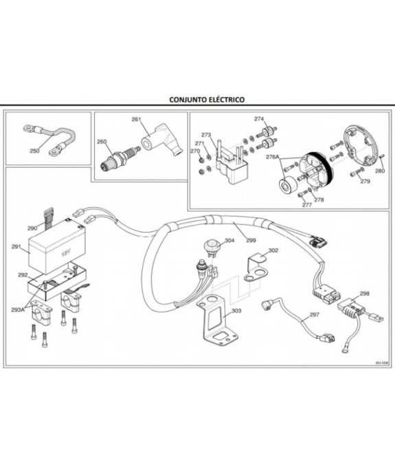 Encendido X30 Azul Selettra 2016 Nº276A