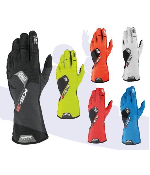 Guantes OMP KS-3 MY2026 | Guantes Karting Profesionales | Team Martin Kart