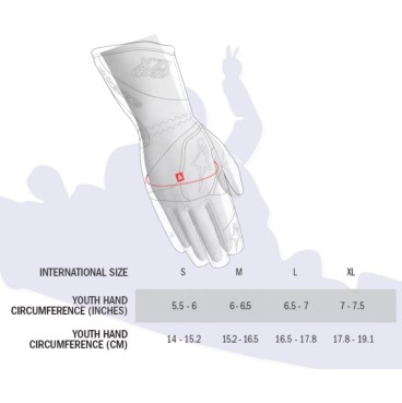 Guantes Alpinestars Tech-1 K Race V2 Niño 2026 | Team Martin Kart