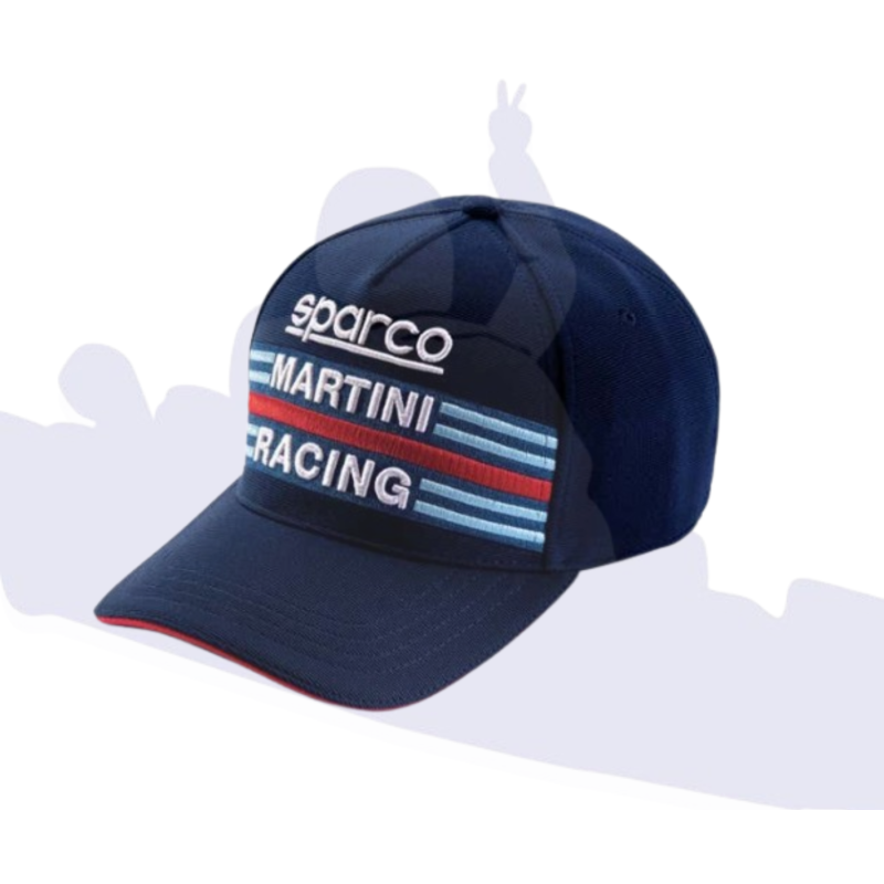 Gorra Visera Plana Sparco Martini Racing