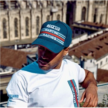 Gorra Visera Plana Sparco Martini Racing