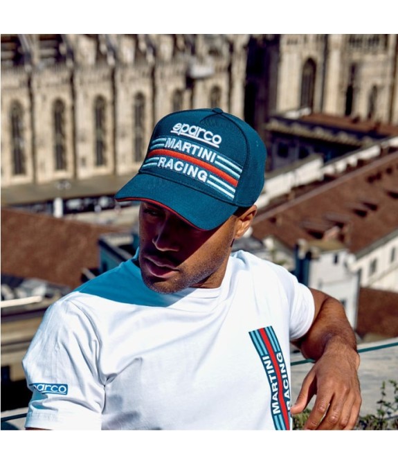 Gorra Visera Plana Sparco Martini Racing