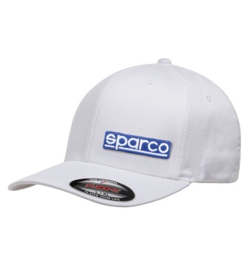 Gorra Sparco Flexfit Azul | Ajuste Elástico Motorsport